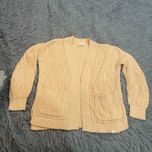 A&F Kids Cream Cardigan